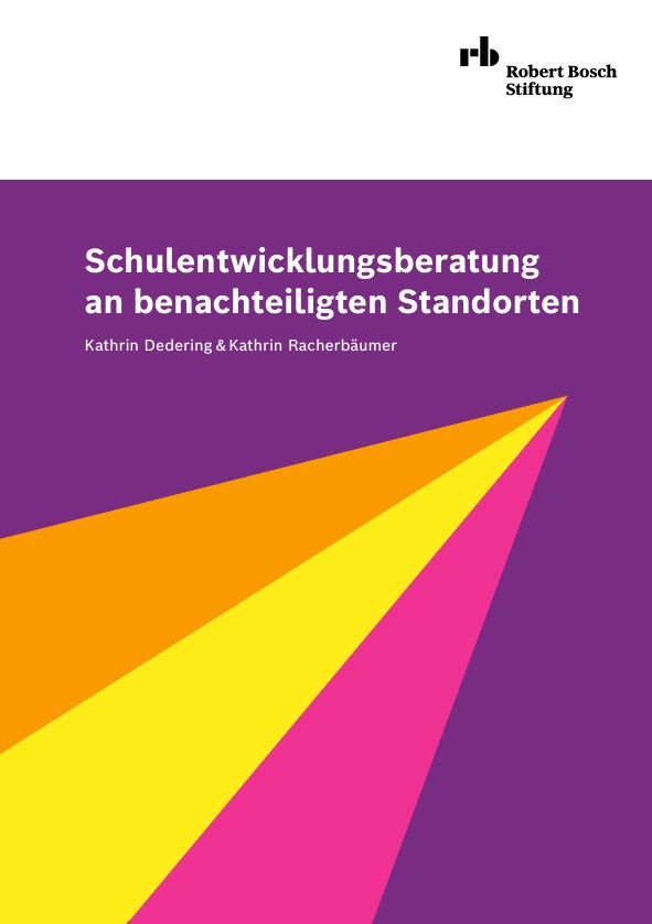 Cover der Studie "Schulentwicklungsberatung an benachteiligten Standorten"