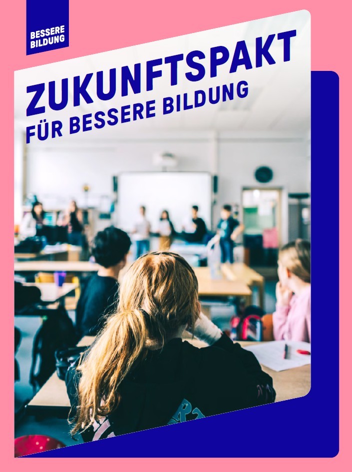 Cover der Wübben-Publikation "Zukunftspakt für bessere Bildung"
